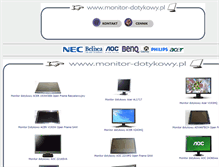 Tablet Screenshot of monitory-dotykowe.pl